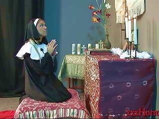 Aubrey Addams In The Nun's Prayer